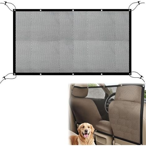 Barrier Car Dog Net Separation Grille Rear Seat Trunk SUV Small Black Mesh Oxford Safety Driving Pets Universal (1/5)