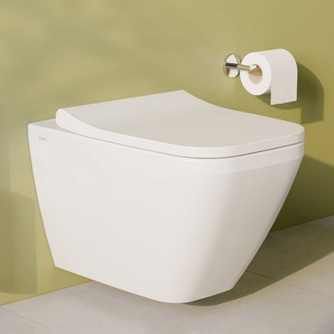 VitrA M-Line Tiefspül-Wand-WC 54 cm, randlos, eckig (1/5)