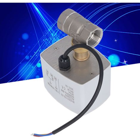 Nouvelle vanne à bille en acier inoxydable DN20-2 à 3 fils et 2 commandes, 220 V CA (1/5)