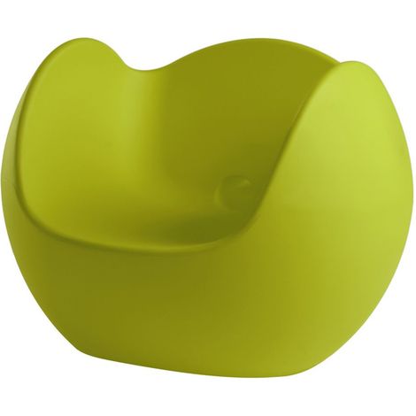 Blos Verde lime originale slide di design per giardino esterno interno colorata moderna polietilene made in Italy sedia seduta poltrona (1/4)