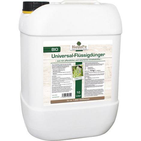HaGaFe Bio Flüssigdünger Universaldünger 10L, Blattdünger für alle Kulturen (1/4)