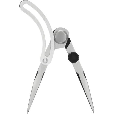 Tracciatore per cuoio regolabile in acciaio – uno strumento di tracciatura – un tracciatore rotante per lavori in pelle – adatto per cucito, disegno e lavorazione dei metalli (100 mm). (1/5)