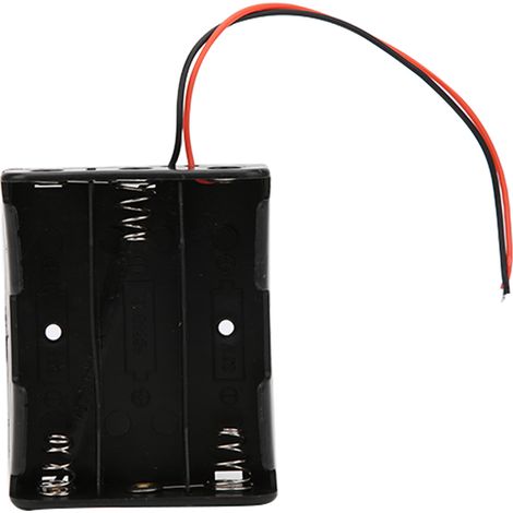 5 pièces boîtier pour batterie 18650 3 emplacements noir support piles avec 2 câbles connexion en série (1/5)