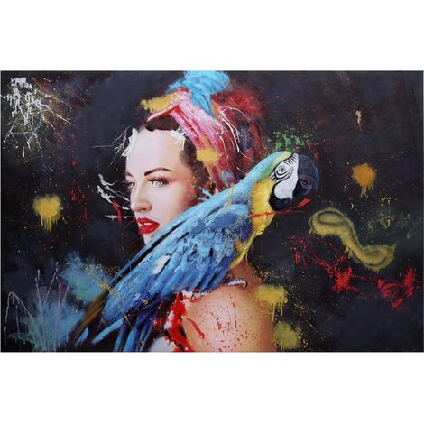Dipinto a mano pittura ad olio su tela HHG-764 120x80cm ragazza