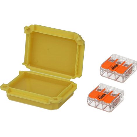 Boite de jonction isolante "gel" avec 2 bornes Wago 3 entrées