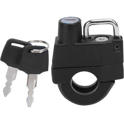 Motorradhelmschloss mit kleinem, tragbarem 2-Knopf-Metallschloss für 22-mm-Lenker – Motorradhelmschloss – des Willens (1/4)