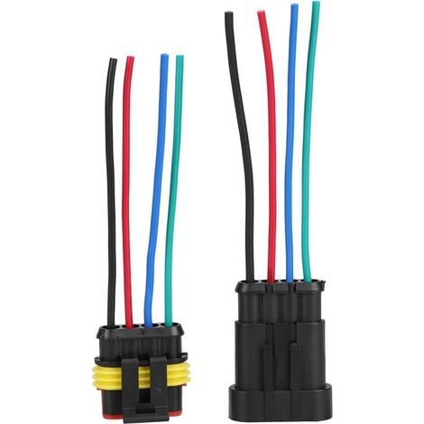 Adaptateur de voiture à 4 voies de haute résistance et de qualité de sécurité. Connecteur à broches étanche pour moto (1/5)