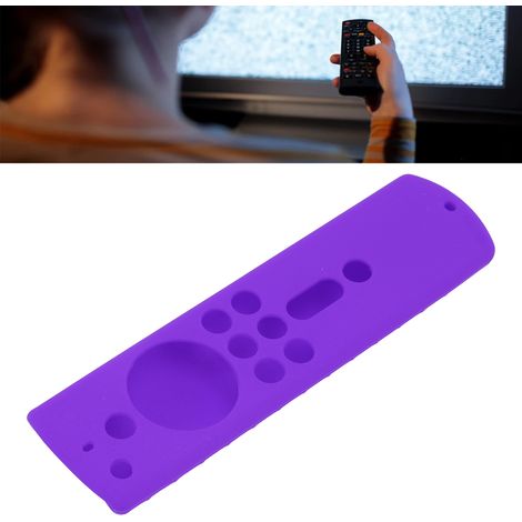 Housse silicone protectrice pour télécommande Fire TV Stick 4K 2018, matériau anti-dérapant, lavable, doux et respectueux de la peau (1/5)