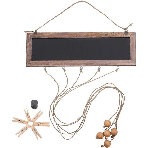 Ensemble de cadre photo mural suspendu, organisateur de photos-90.00X38.00X1.00CM-Brown (1/4)