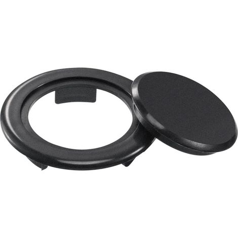 Anneau De Trou Pour Parasol De Table - Diamètre Externe 65 Mm - Compatible Avec Tiges Jusqu'à 42 Mm - Blanc Noir Couleur Bois - 1 Pièce (1/5)