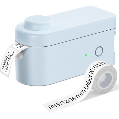 Etiqueteuse Bluetooth, Imprimante Etiquette Autocollante L1, Mini Imprimante Portable Thermique Compatible pour l'Étiquetage de la Maison, Bleu (1/5)