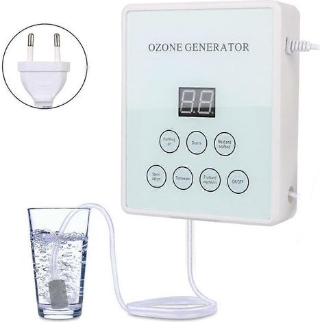 Générateur d'ozone actif. désinfecteur intelligent pour fruits et légumes. purificateur d'air multifonctionnel. prise UE (1/5)