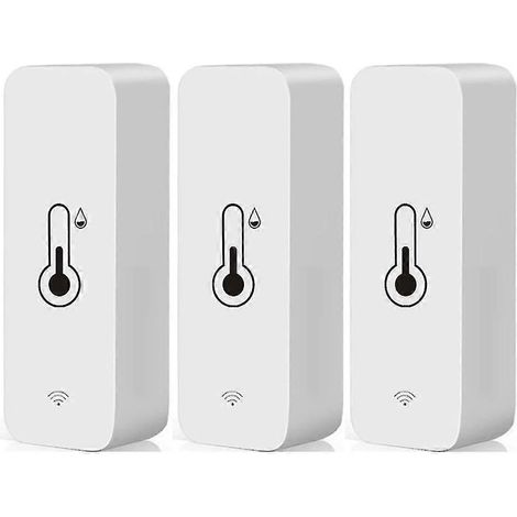 1x Capteur de température et d'humidité Tuya Wifi pour intérieur - Thermomètre-hygromètre - GSL (1/3)