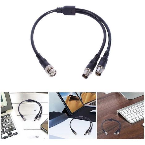 Câble coaxial RG8X avec connecteur BNC mâle/femelle pour équipements de test d'applications RF (1/4)