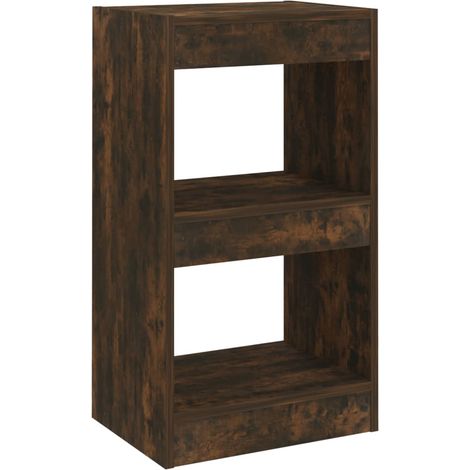 Maison Exclusive - Libreria/Divisorio Rovere Fumo 40x30x72 cm