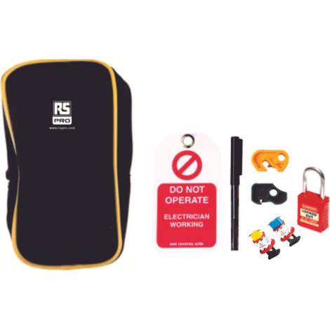 Rs Pro – Coffret à monnaie pour électricien – 1 serrure – Acier renforcé – Pour chantiers humides – Résistant aux chocs