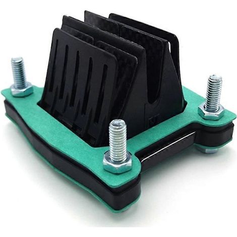Ensemble clapet d'admission en fibre de carbone et joints pour moto/quad Yamaha DT200/DT230 Blaster. Pièces du système d'admission d'air pour moto/quad Yamaha DT200/DT230 Blaster. (1/5)