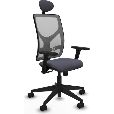 Silla de oficina piqueras y crespo Motilla gris oscuro soporte lumbar (1/2)