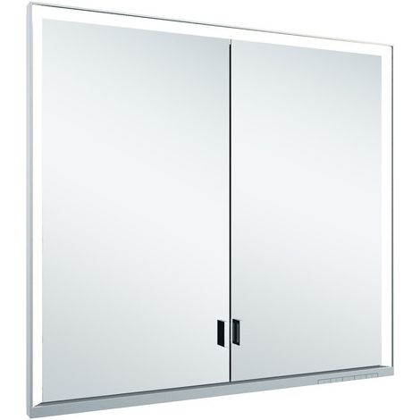 KEUCO Royal Lumos Spiegelschrank Wandeinbau 2-türig, lange Tür,