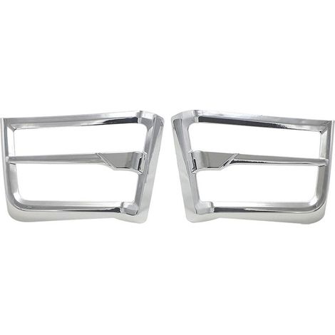 Grille de Protection Chromée pour Haut-Parleur Avant de Moto, Garniture en Maille pour Gold Wing GL1800. (1/2)