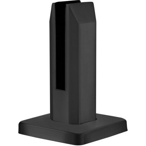 Pince Verre 8-12mm, Escaliers en Acier Inoxydable 304, Pince de Clôture en Verre pour 8-12mm/0,3-0,5'' Garde-corps de Balustrade de Balcon de Piscine (Noir) (1/5)