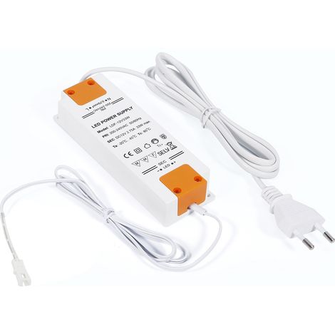 Trafo 33W 12V DC mit miniAMP Buchse 1,5m Kabel und Eurostecker