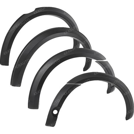 Extensiones de guardabarros, material ABS duradero, fácil instalación, compatible con Ford Ranger Wildtrak T7 T8 PX MK2 2015-2022, T8 CON AGUJERO (1/2)