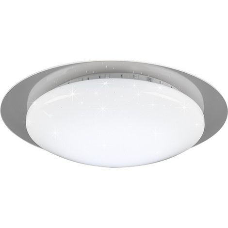 Plafoniera Led Interno Soffitto Stelle Diffusore Bianco Dimmer Bilbo GD Trio (1/5)