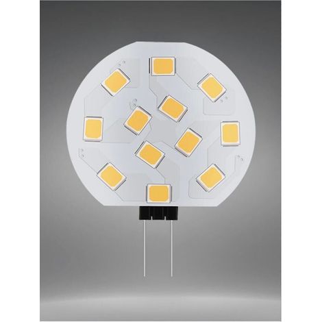 3 X Lampadina 12 Led Luce Calda Lampada Slim Piastra Tonda G4 2 Watt (1/3)