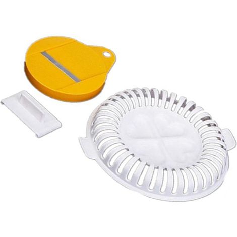 Plaque de cuisson pour chips de pommes de terre au micro-ondes, en plastique alimentaire, facile à utiliser, idéale pour les en-cas et les légumes. (1/5)
