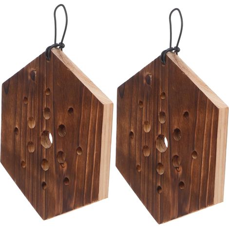 Lot De 2 Panneaux De Montage pour Plantes pour Plantes Murales pour Orchidées Marron Clair (1/5)