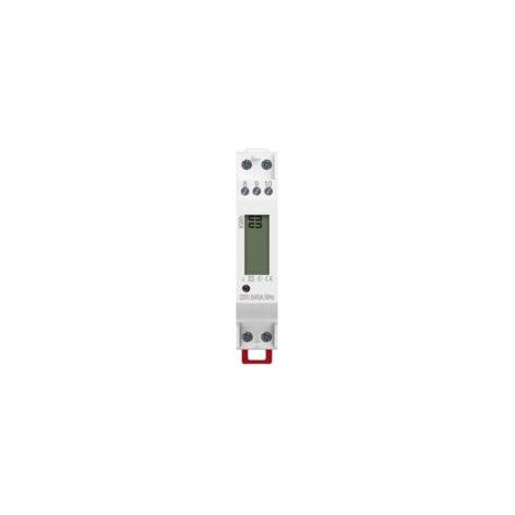 Contatore monofase microelettronico da 45 A per montaggio su rotaia, binario 1P, contatore intelligente, per affitti residenziali, esportazioni di alloggi, display digitale, contatore per montaggio su
