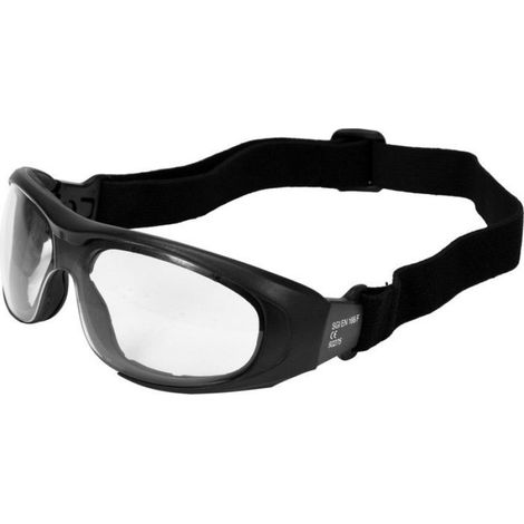 LUNETTES DE SÉCURITÉ TRANSPARENTES AVEC SANGLES / YT-73766 / (1/2)