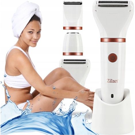 Epilatore elettrico Zilan 3 in 1 per donna, rasoio per cheratite (1/5)