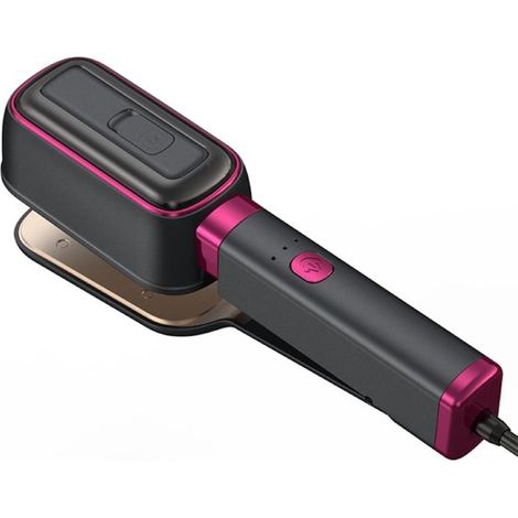 Plancha de vapor de viaje，Máquina de vapor portátil 3 en 1，Vapor continuo durante 10 minutos，Plancha de mano giratoria de 180° (1/5)