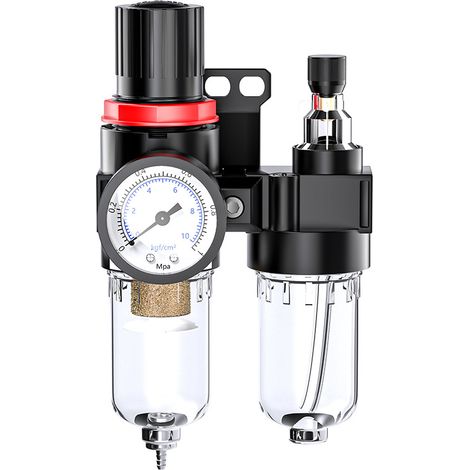 1/4 "séparateur D'eau D'huile, 0.05 1MPa Séparateur D'eau D'air Comprimé, Compresseur de Déshumidificateur de Régulateur de Filtre à Air