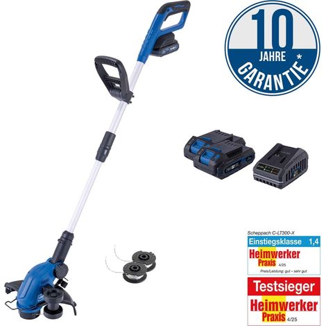 Rasentrimmer 20V + 2x 2Ah Akku und Ladegerät Scheppach C-LT300-X (1/5)