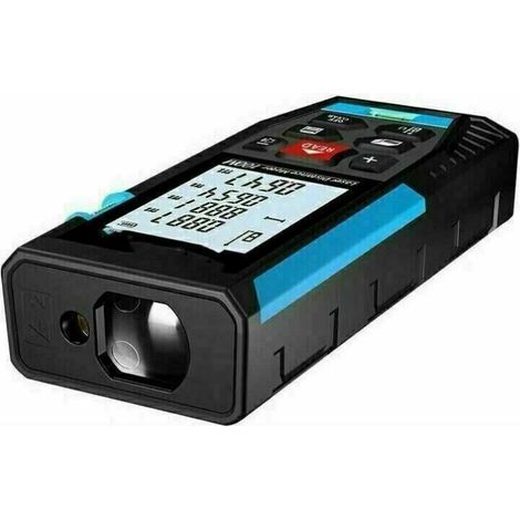 Télémètre laser 50 m, compteur laser, calcule la distance de volume de surface, fonction Pythagore, stocke 99 données, fonction muet, IP54 (1/2)
