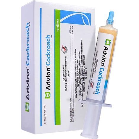 Gel appât anti-cafards 30 g – Formule indoxacarbe 0,6 % – Usage intérieur et extérieur – Application précise avec embout ergonomique