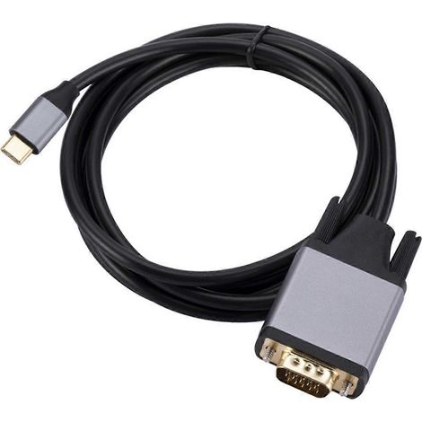 Câble USB-C vers VGA, adaptateur USB 3.1 vers VGA, câble d'écran HD 10 Gbit/s (1/5)