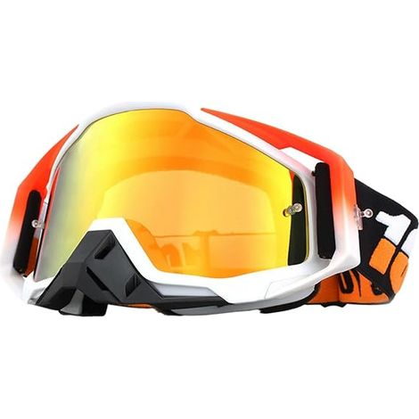 Lunettes de moto hors route pour l'extérieur, protection contre la poussière et les yeux pour l'équitation, lunettes de ski (1/2)