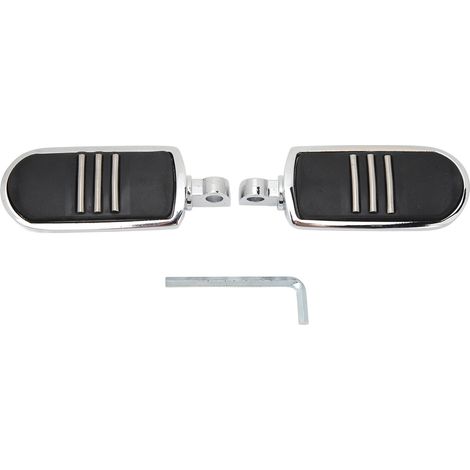 Cale-pieds 1,25 pouces pour barres moteur FLHTK Ultra Limited (2010-2013) en zinc - Pieds réglables et robustes pour moto (1/5)