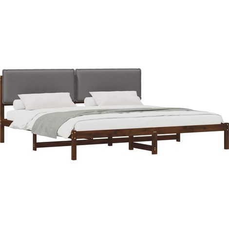 Estructura de Cama con Cabecera Tapizada vidaXL (1/5)