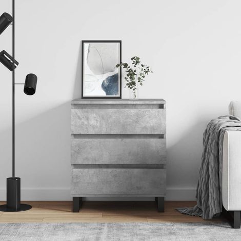 Sideboard Concrete Grey 60x35x70 cm Engineered Wood vidaXL (1/5)