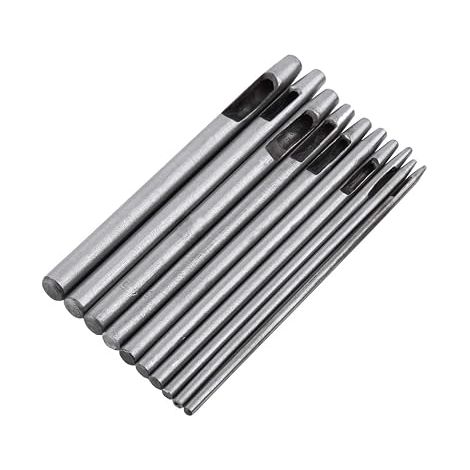 Poinçons Creux en Cuir Acier 10 Pièces 0.5-5 mm (1/5)