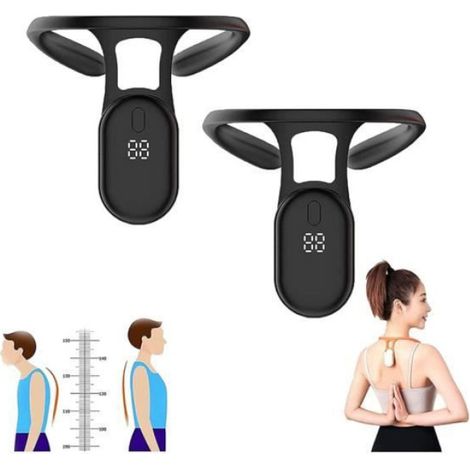 Instrument Lymphatique Ultrasons - Massage Cou Forme U - Portable Sans Fil - Lot De 2