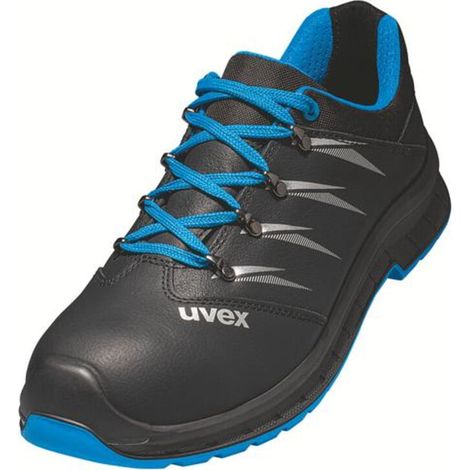 uvex Halbschuhe 2 trend S3 blau schwarz Weite 12 Gr. 35 (1/3)