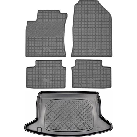 Set di tappetini in gomma per auto e tappetino per bagagliaio per Kia Ceed III CD Hatchback (5 porte) dal 06.2018 (1/5)