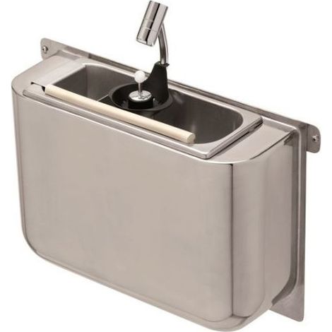 Evier pour Cuillère à Glace 410X120X270 mm - Avec Douchette et Raccordement d'Eau - Combisteel