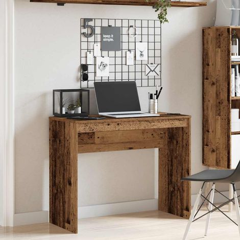 Maison Exclusive - Schreibtisch Altholz-Optik 90x40x72 cm Holzwer